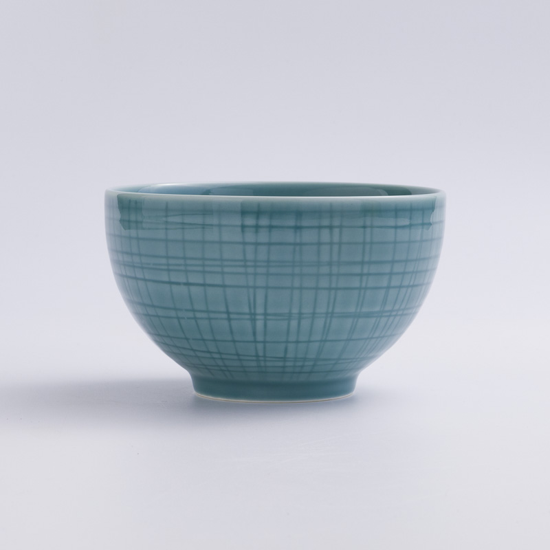 WAGA 湖水綠格 11.5cm 陶瓷深碗｜單品_1