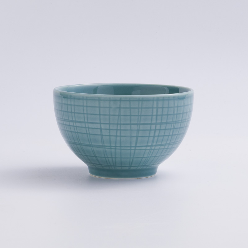 WAGA 湖水綠格 13.5cm 陶瓷深碗｜單品_1