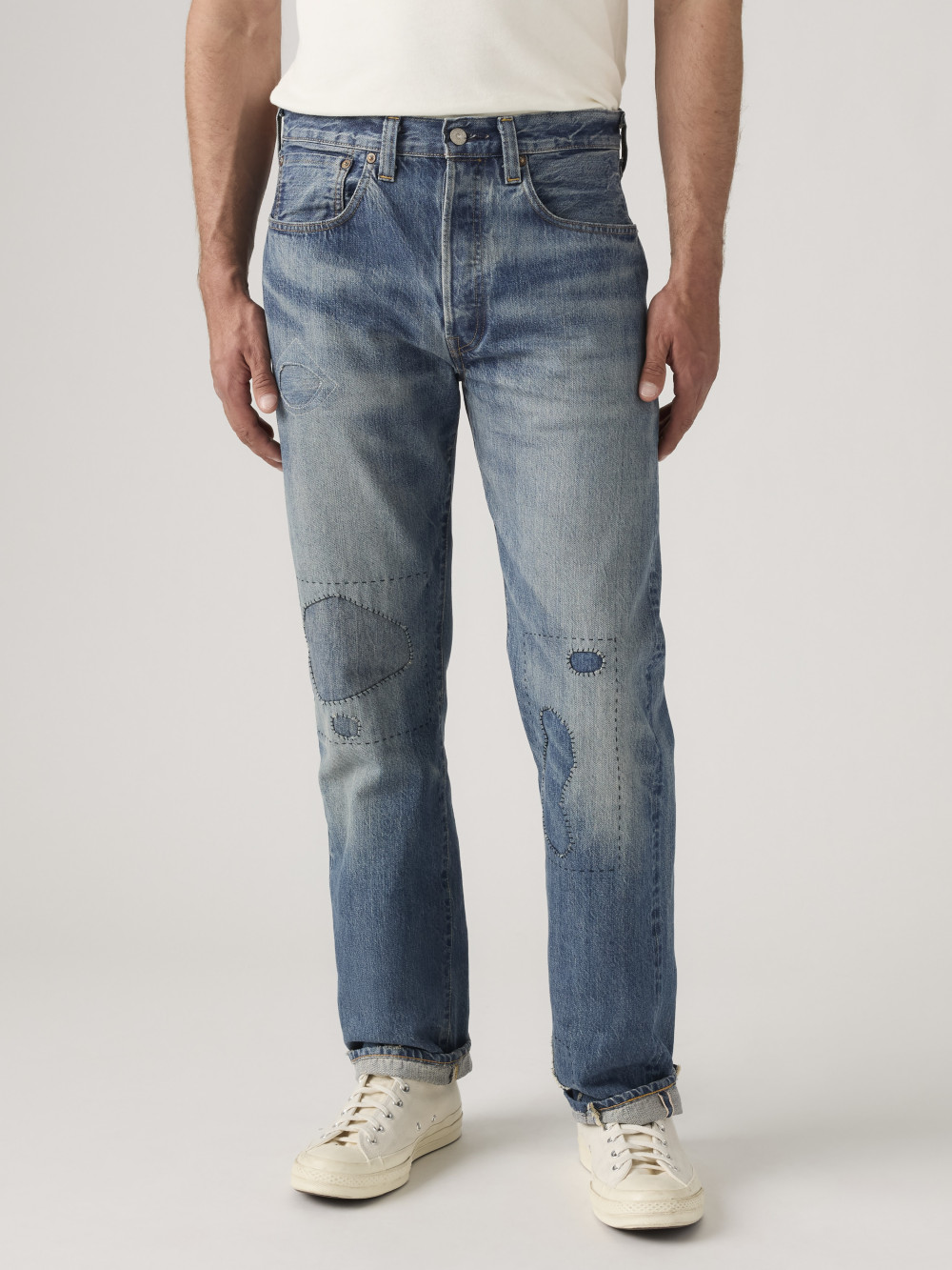 LEVI'S® VINTAGE CLOTHING 1947's 501®XX 赤耳丹寧牛仔褲/ LVC / 破壞