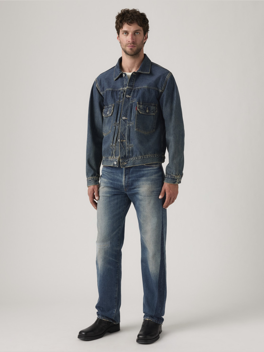 LEVI'S® VINTAGE CLOTHING 1955's 501®XX 赤耳丹寧牛仔褲/ LVC / 五金