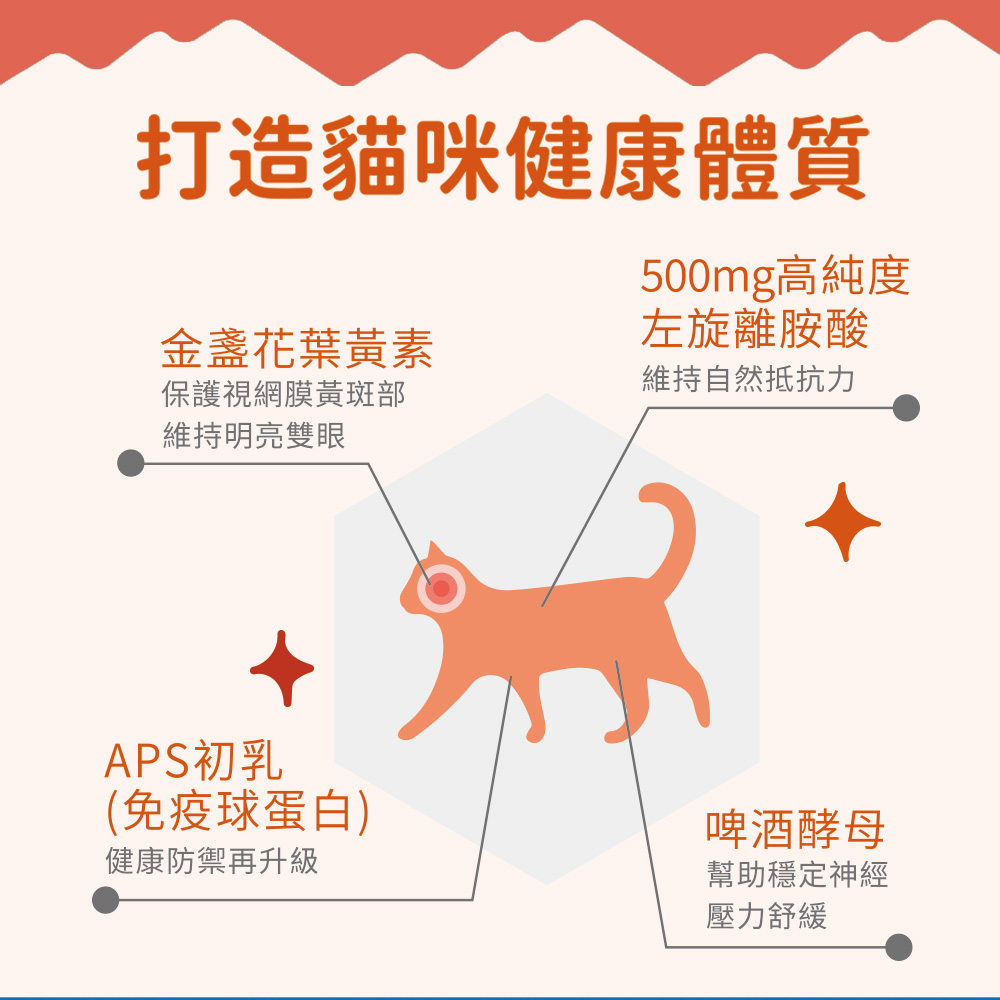 【免疫保健】貓用穩穩好體質 初乳雙護配方 120顆(貓保健品)(軟錠型)_4
