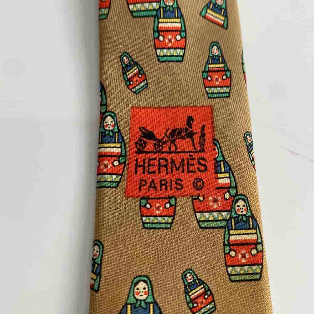 【公館店】HERMES/領帶///2341870534997_3