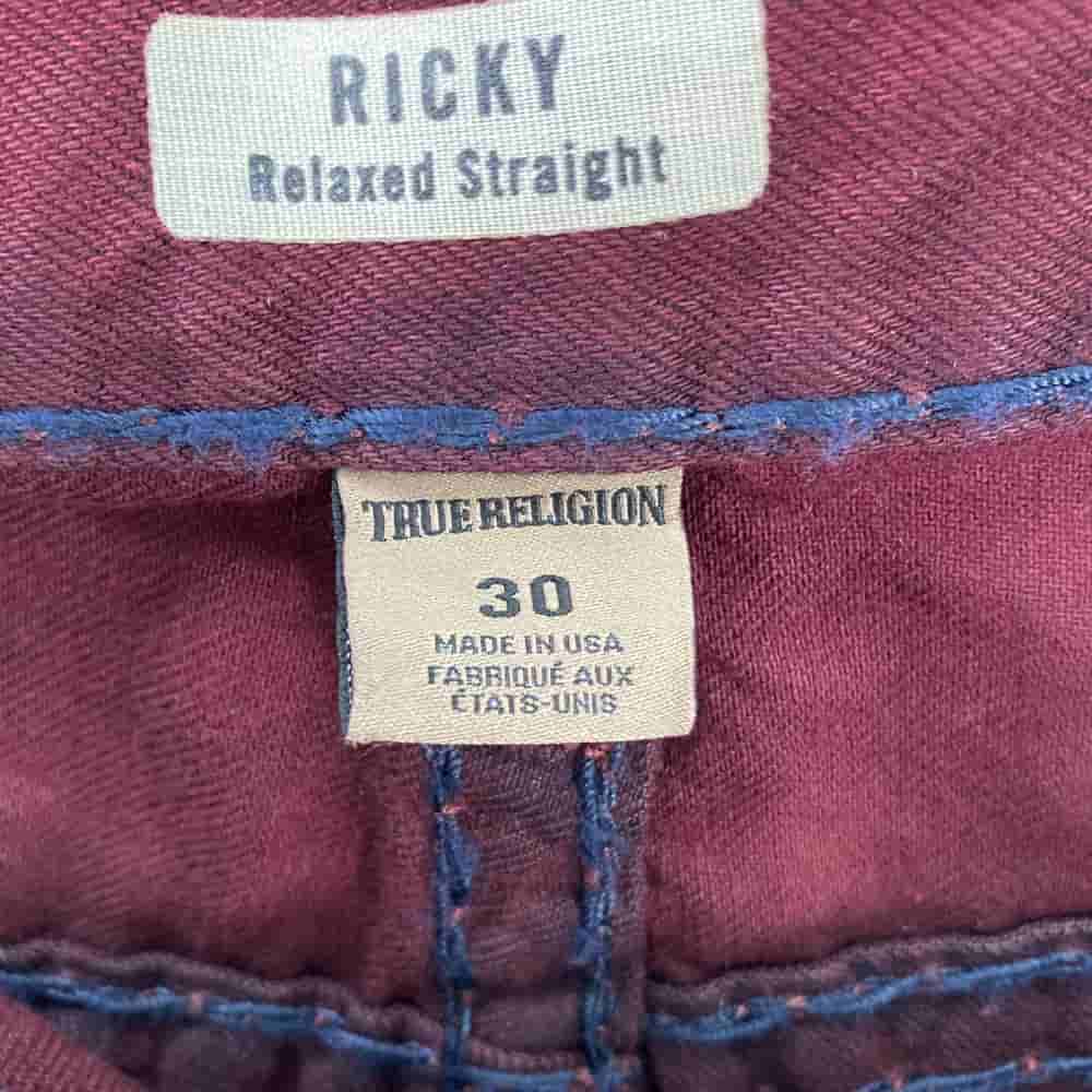 【台中一中店】TRUE RELIGION/直筒褲/30/6mw8z3fm00174_4