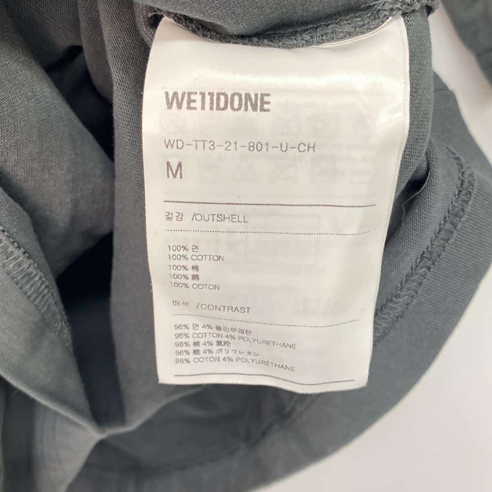 【勤美誠品綠園道店】WE11DONE/T恤/M/WD-TT3-21-801-U-CH_3