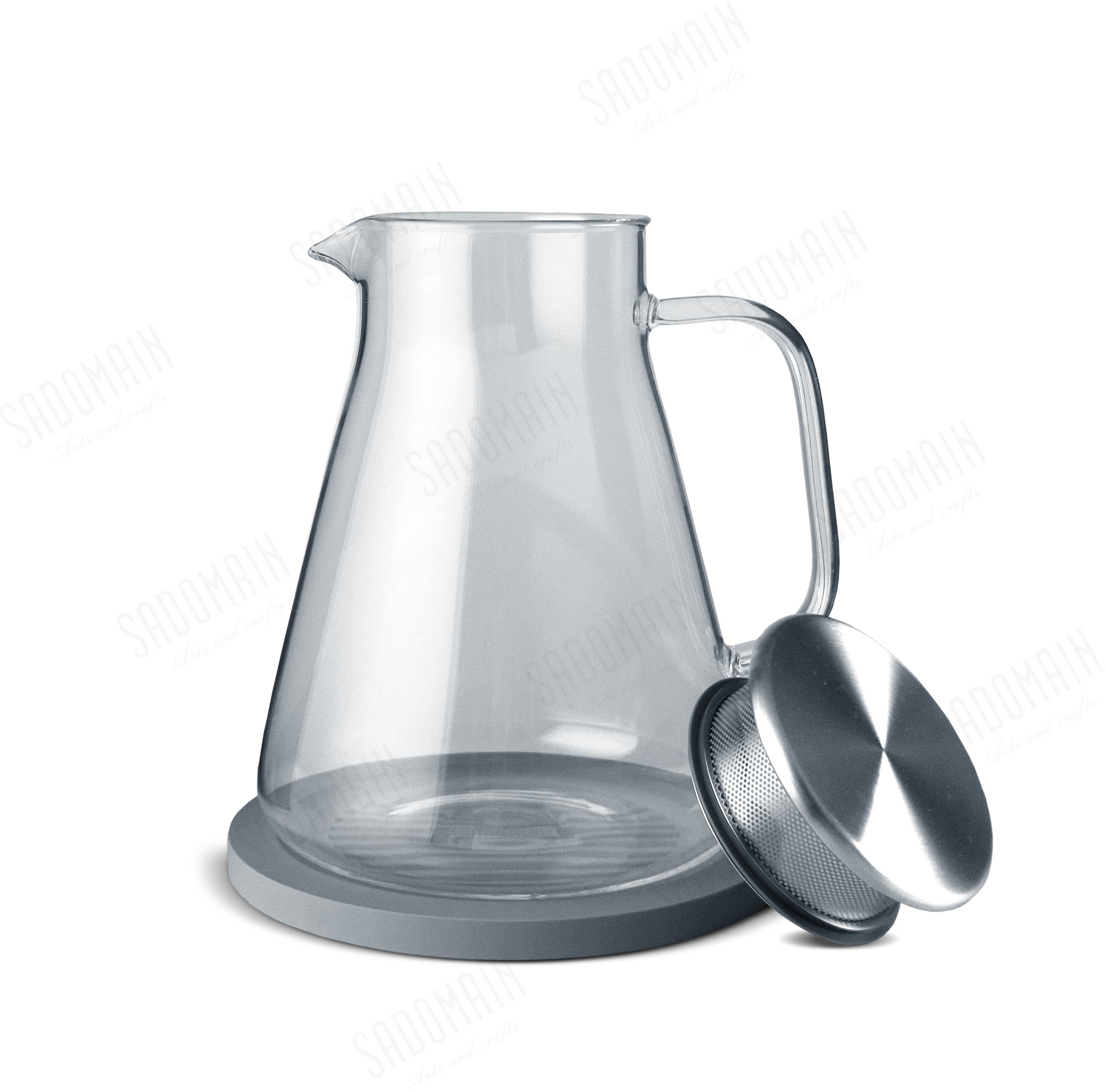 天幕直火花茶壺(800ml) │耐熱玻璃泡茶壺CS081（附贈10mm矽膠材質耐熱