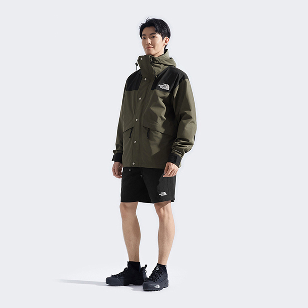 The North Face北面經典1986男款綠黑拼接FUTURELIGHT防水納米殼衝鋒衣