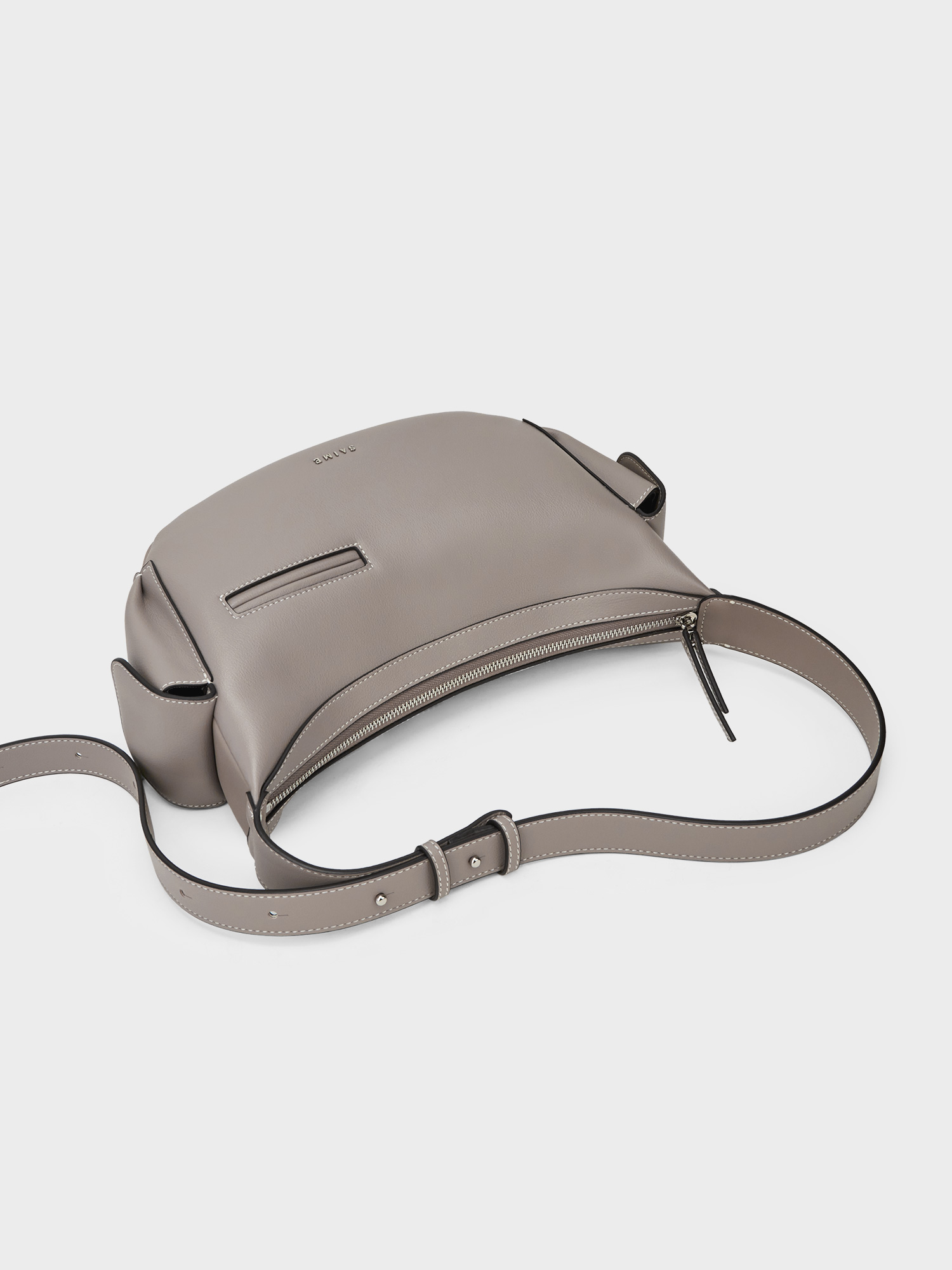 S'AIME Neutral真皮多段調節口袋馬鞍包｜ S'AIME東京企劃