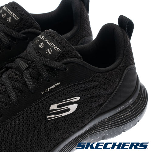 ReaS1 マクロ付き SKECHERS 女休閒系列FLEX APPEAL 5.0_WATERPROOF 全防水設計(150213BBK