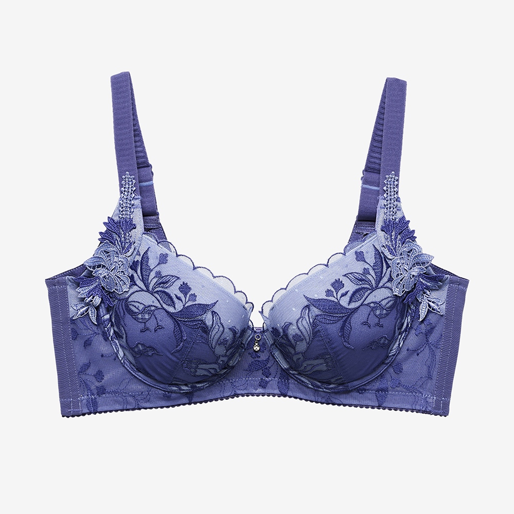 華歌爾-摩奇X-魔翼兩段式包覆B-F罩杯內衣(未來暮紫) ZB4381VU