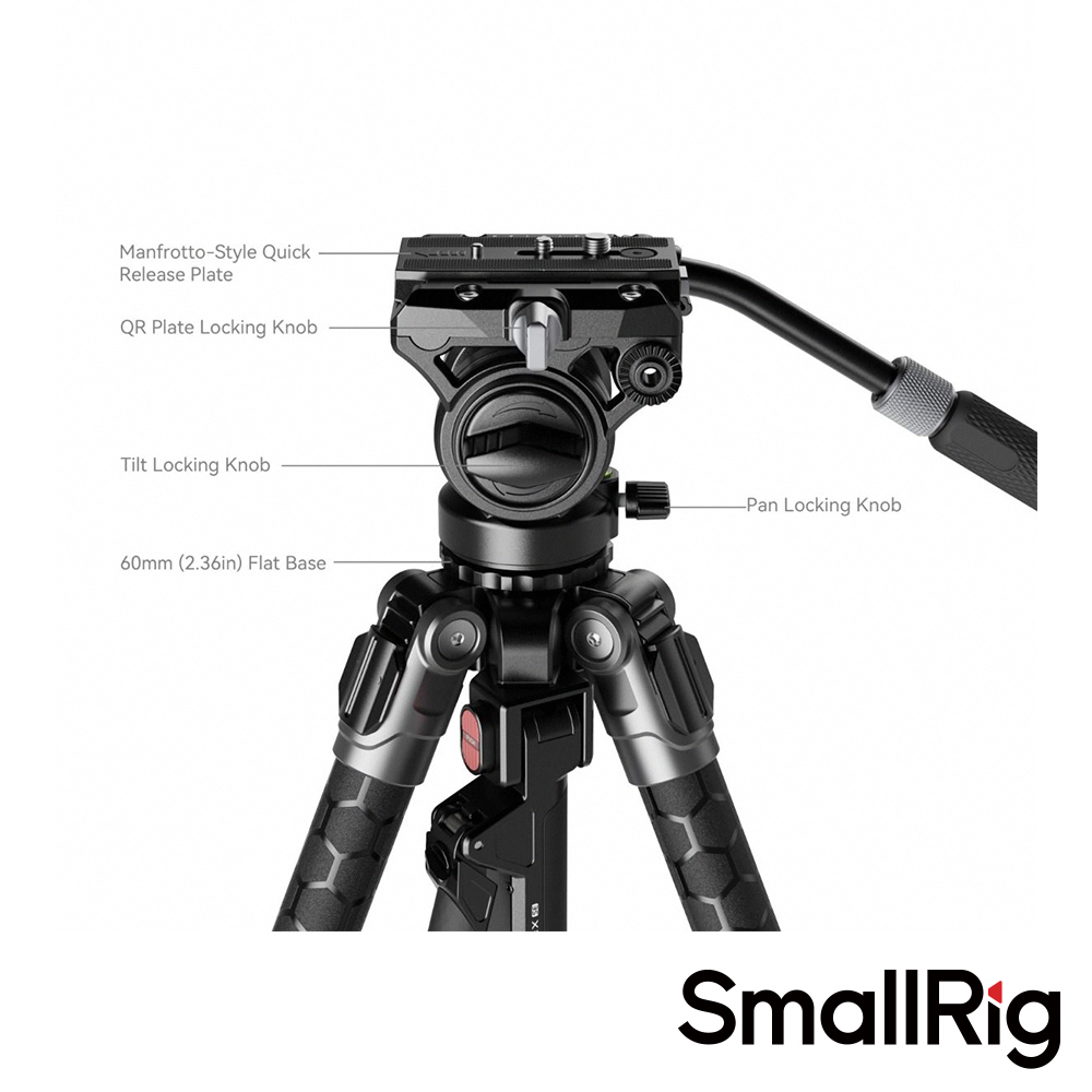 SmallRig】5305 SmallRig x Potato Jet TRIBEX SE一鍵全開液壓三腳架公司貨
