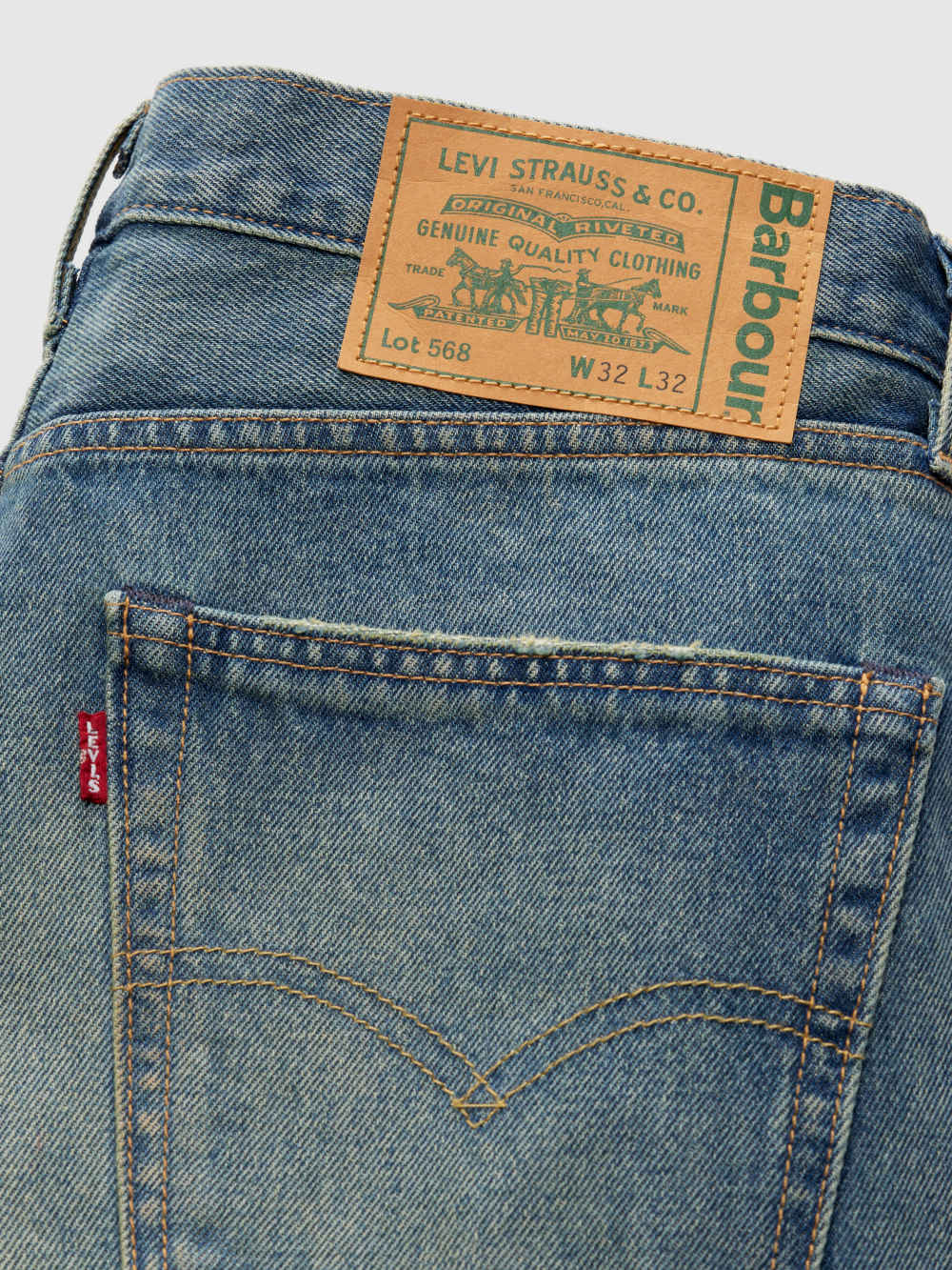 Barbour × Levi's》568 ルーズデニム｜パンツ｜ボトムス｜バブアー公式