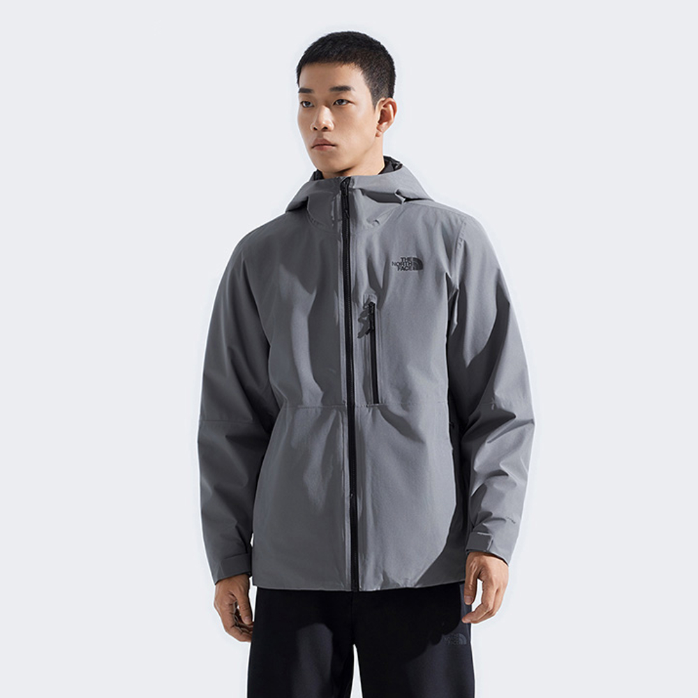 The North Face北面男款灰色DRYVENT防水三合一外套｜83SLRPI