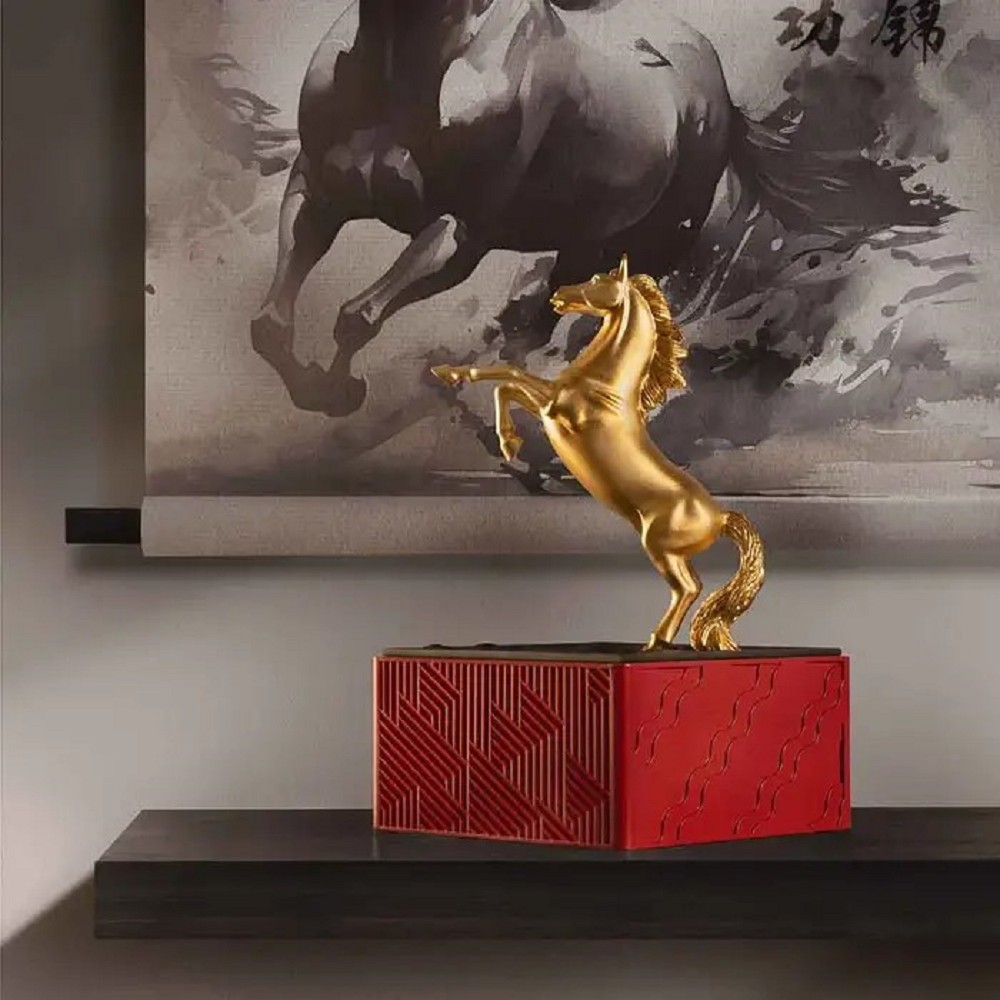 預購】RS皇家雪蘭莪生肖馬2026年鍍金錫合金典藏雕像