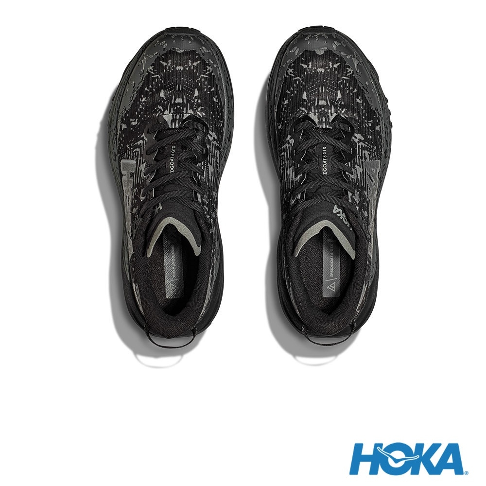 HOKA ONE ONE Speedgoat 6 GTX Wide 女健行鞋黑/灰黑HO1155771BCKT