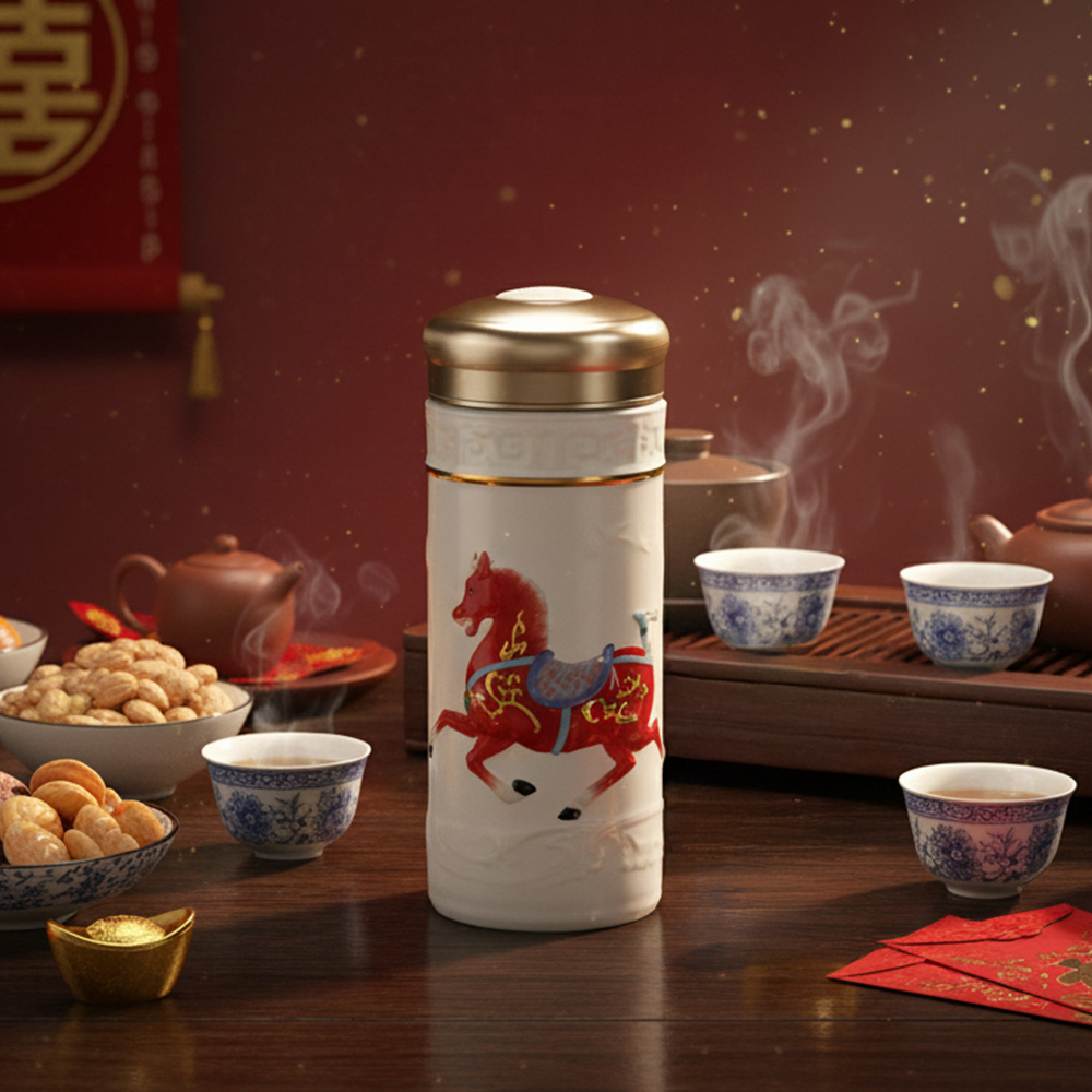盛世寶馬-漢代汗血寶馬隨身杯330cc-乾唐軒ACERA官方商城/馬年限定杯