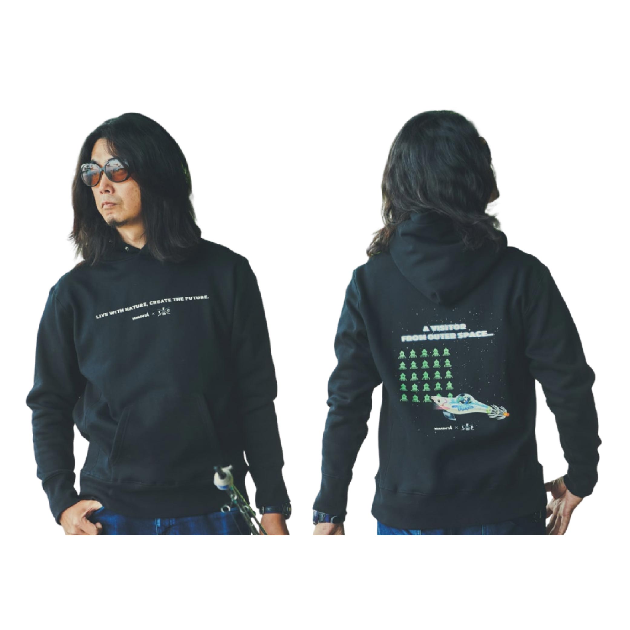 YAMASHITA × I.F.C 長袖帽T OUTER SPACE HOODIE 限量聯名長袖帽T