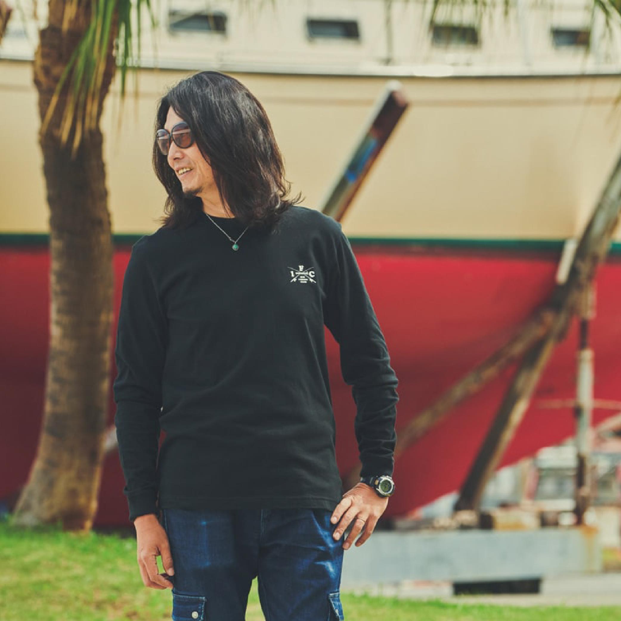 YAMASHITA x I.F.C AORI COSMIC INKロンT XXL YAMASHITA x I.F.C AORI COSMIC INKロンT XXL MEMBERS ONLY HOODIE