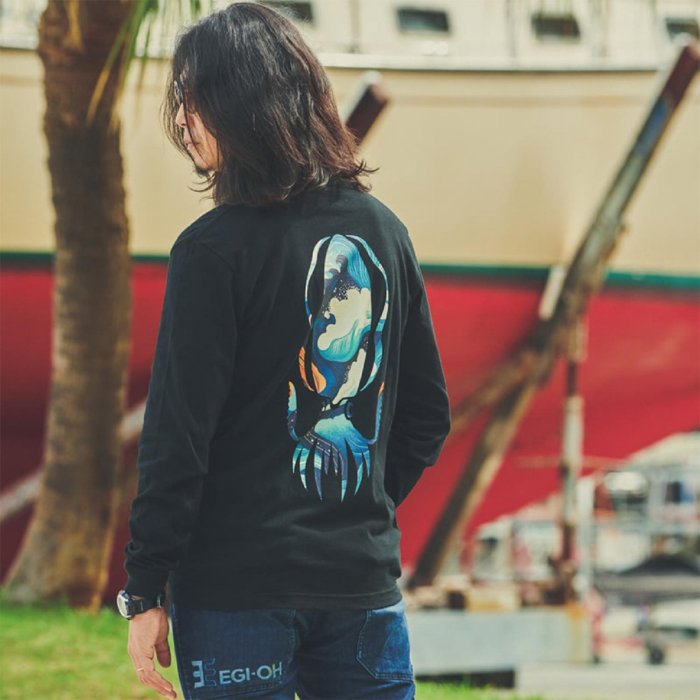 YAMASHITA×I.F.C AORI COSMIC INK L/S YAMASHITA × IFC AORI COSMIC INK 限量聯名長袖T恤