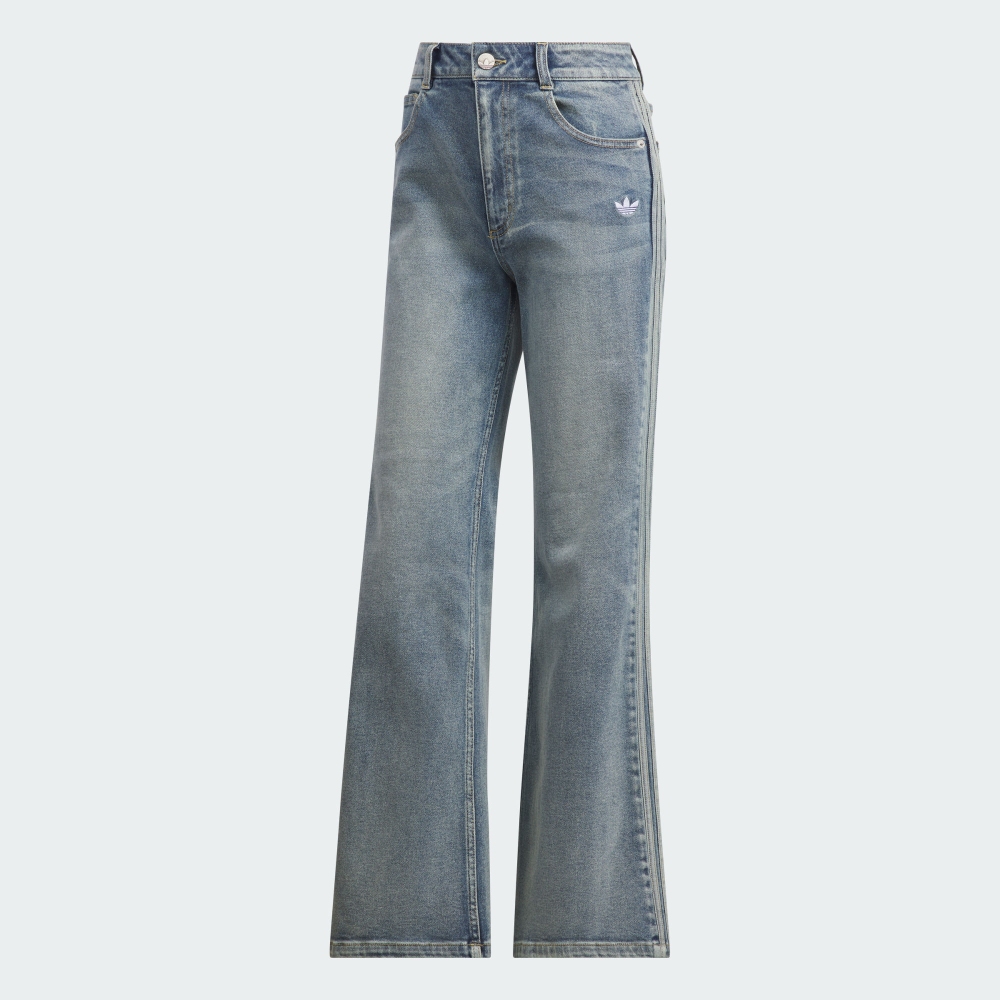 海外限定31 adidas CNY ウォッシュド フレアパンツ KT3173 CNY 水洗  