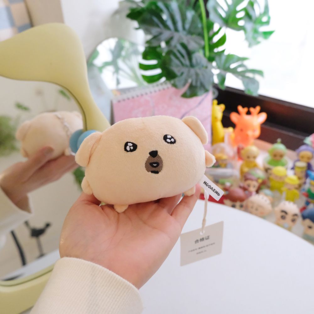 ·選物研究室·🇰🇷누댕이蘸醬狗♡｜圓滾滾糰子小狗絨毛吊飾Nudaeng