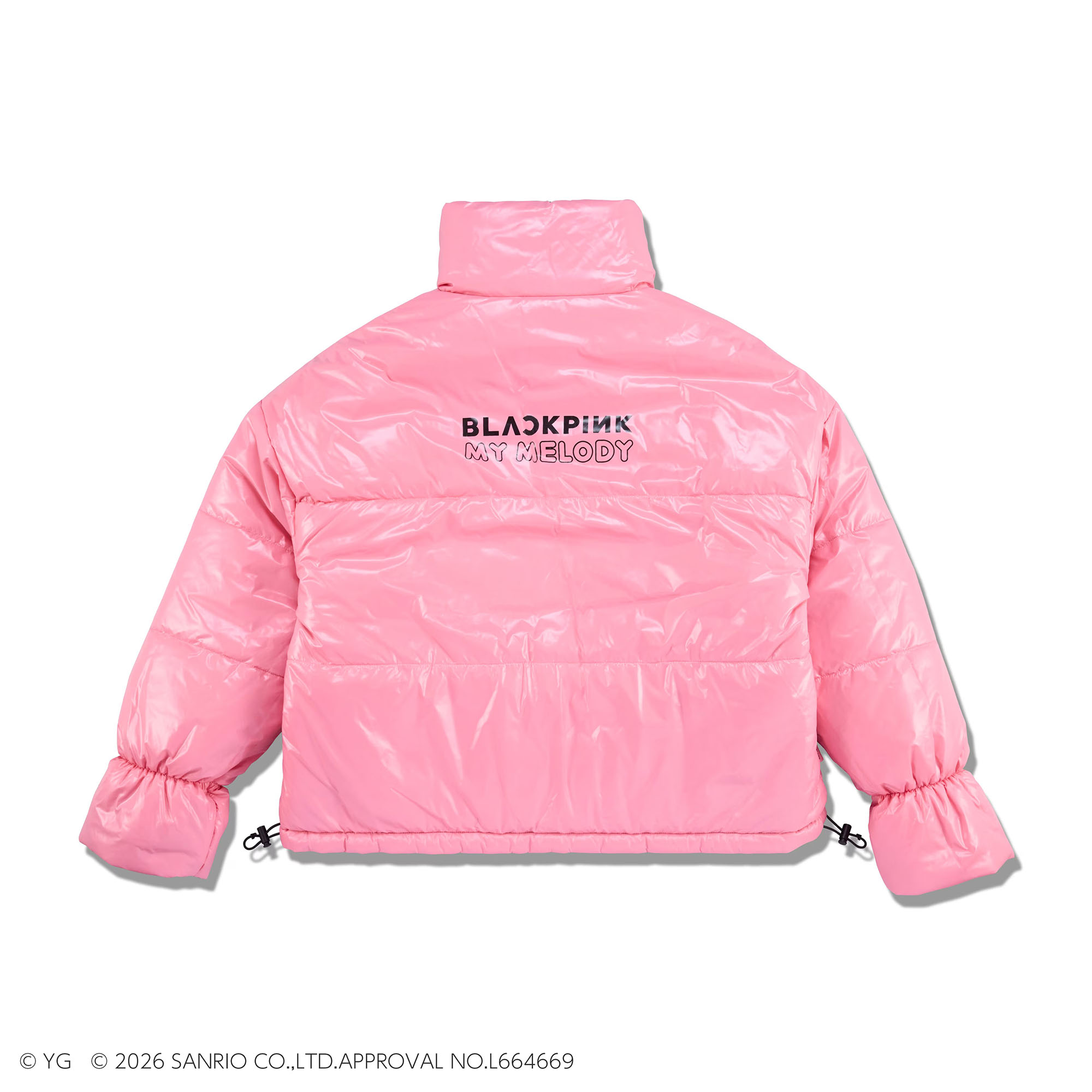 MERCHANDISE] BLACKPINK × My Melody (cropped puffer jacket