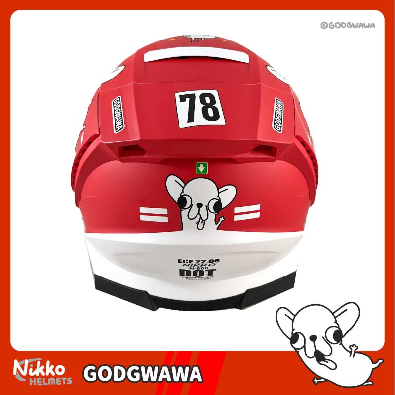 2026年最新聯名款】NIKKO N806 Godgwawa 變種吉娃娃飆風吉速消光炙焰紅