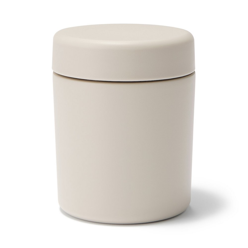 方便清洗保溫保冷不鏽鋼廣口罐/灰米/300mL