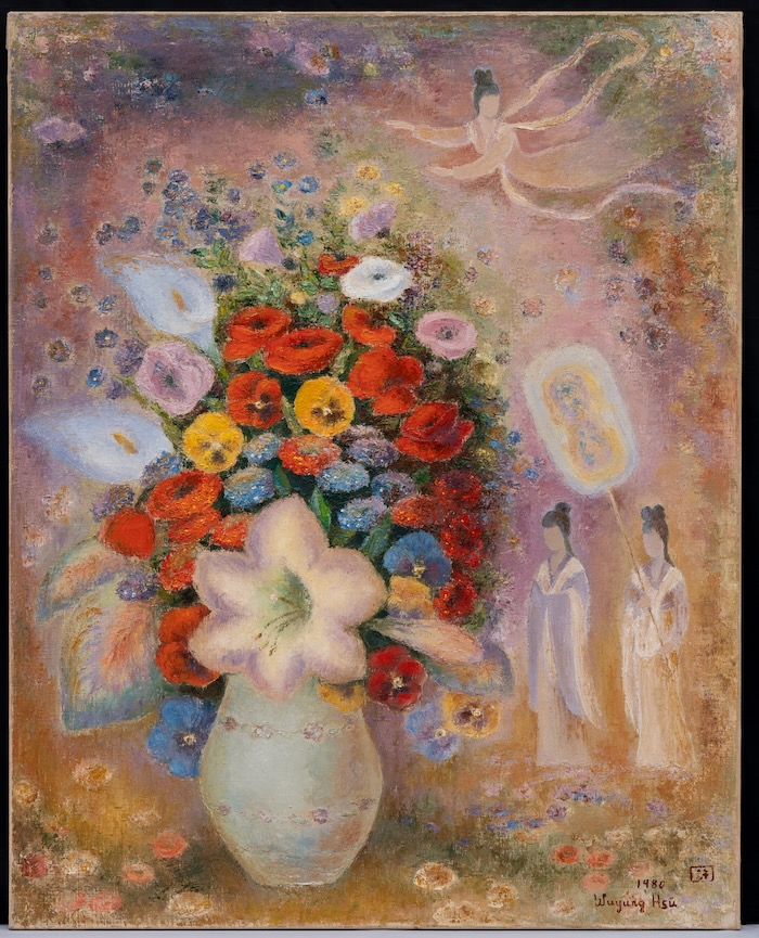 許武勇 仙女與花（2）複製台灣畫_0