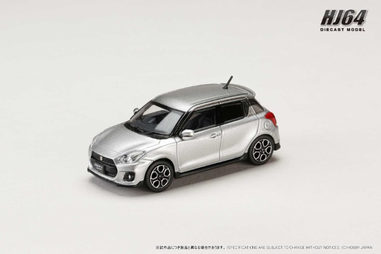 汽車模型 Hobby JAPAN 1/64 鈴木SUZUKI SWIFT SPORT (ZC33S) CHAMPION YELLOW