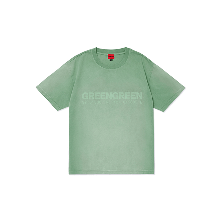 CORTIS GREENGREEN Tシャツ Mサイズ ポップアップ GREEN MERCHANDISE] CORTIS THE 2ND EP [GREENGREEN] OFFICIAL MD T-SHIRT