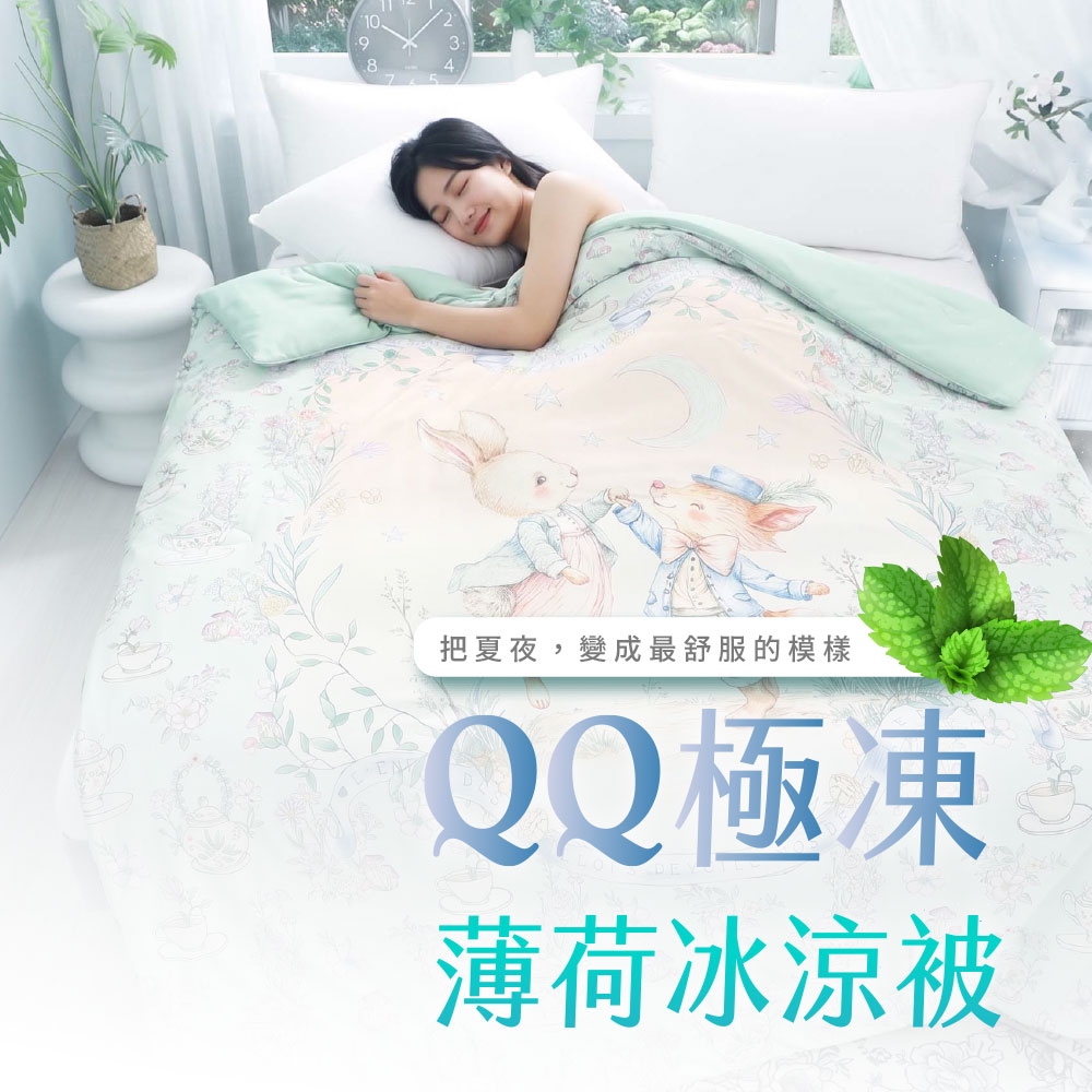 ELVIS愛菲斯｜QQ極凍薄荷冰涼被 │6款花色選擇