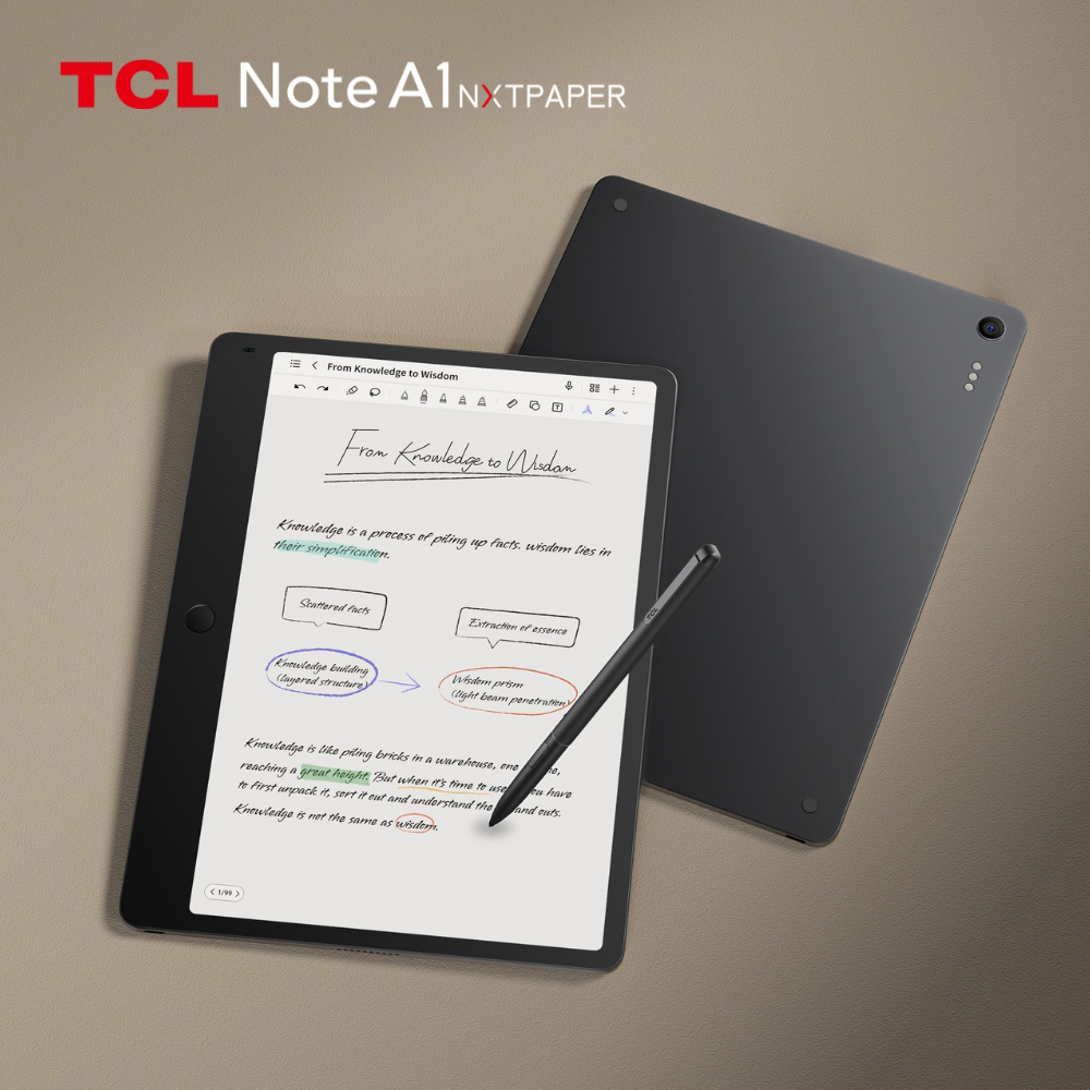 TCL Note A1 NXTPAPER 8G/256G 智慧筆記本(內附手寫筆) - 贈多樣好禮