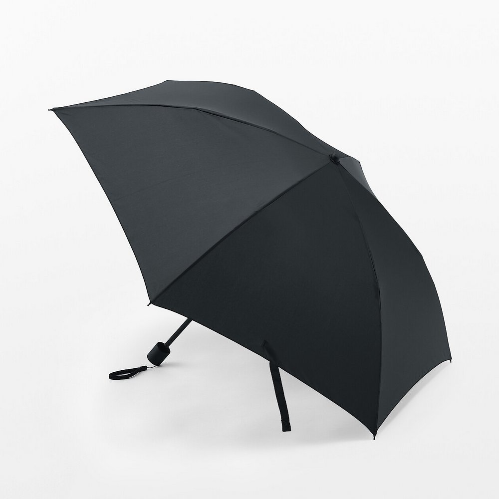 晴雨兩用兩種折疊式折傘黑色