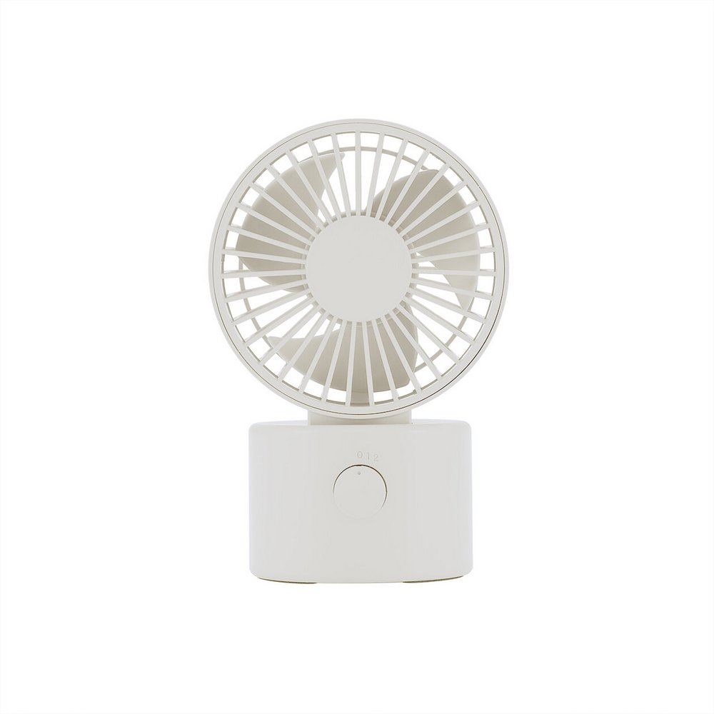 充電式桌上型風扇/白