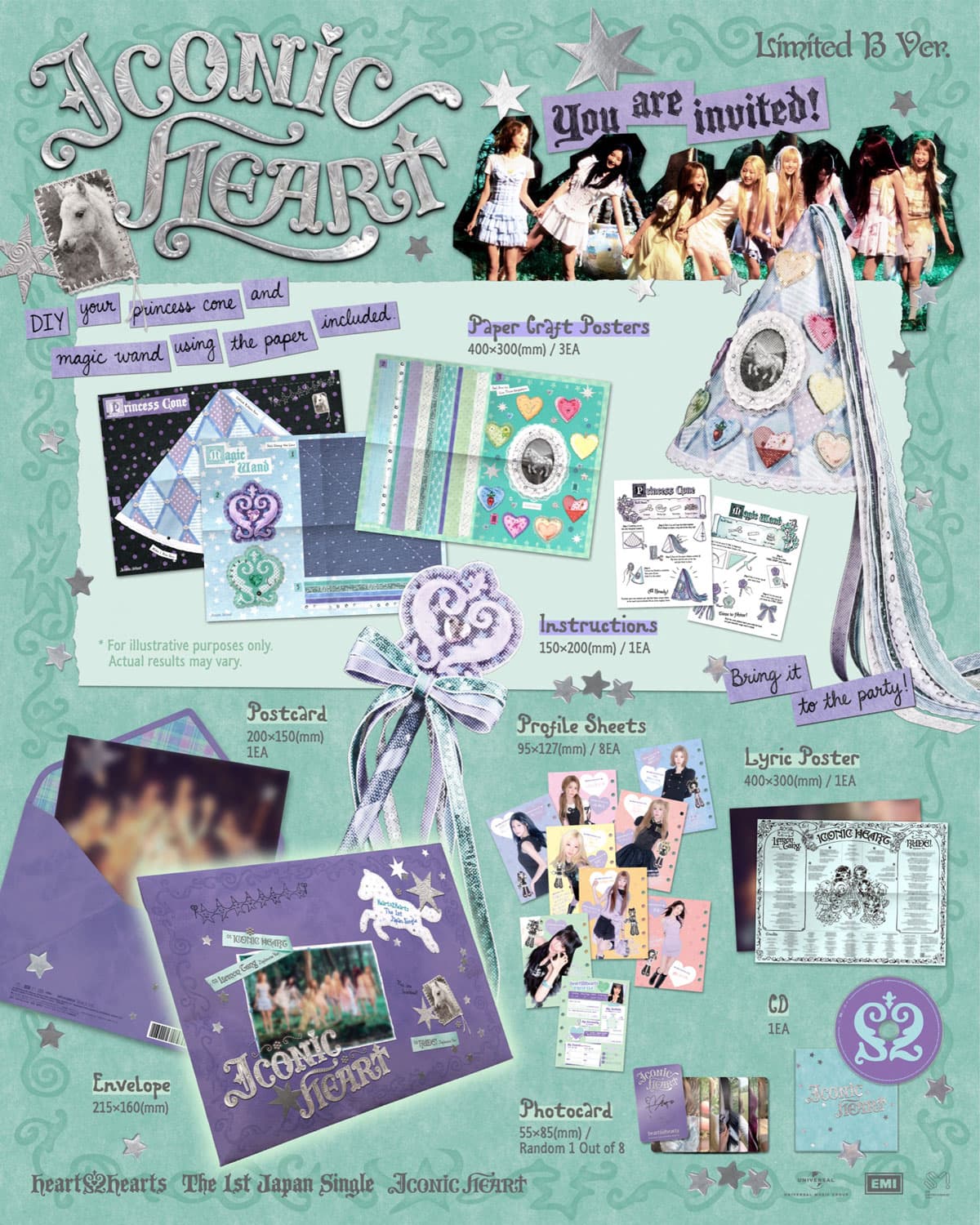 HEARTS2HEARTS -《ICONIC HEART》日本第1張專輯 初回限定盤B_1