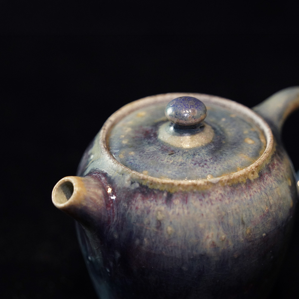 2025常樂系列》林逢熙彩釉柴燒茶壺陶壺薄胎陶職人手作茶壺茶具泡茶用具