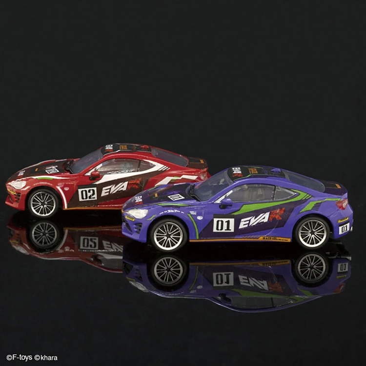 F-toys 1/64 盒玩新世紀福音戰士Evangelion Racing TOYOTA 86 全5種一
