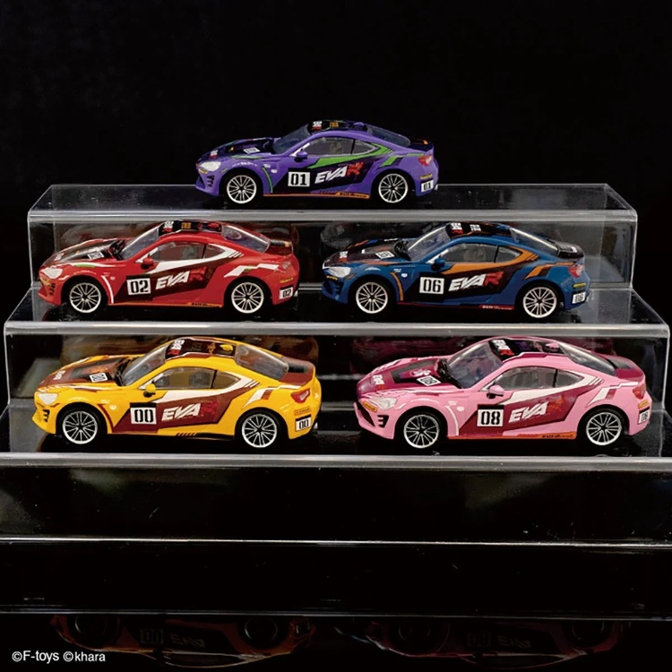 F-toys 1/64 盒玩新世紀福音戰士Evangelion Racing TOYOTA 86 全5種一