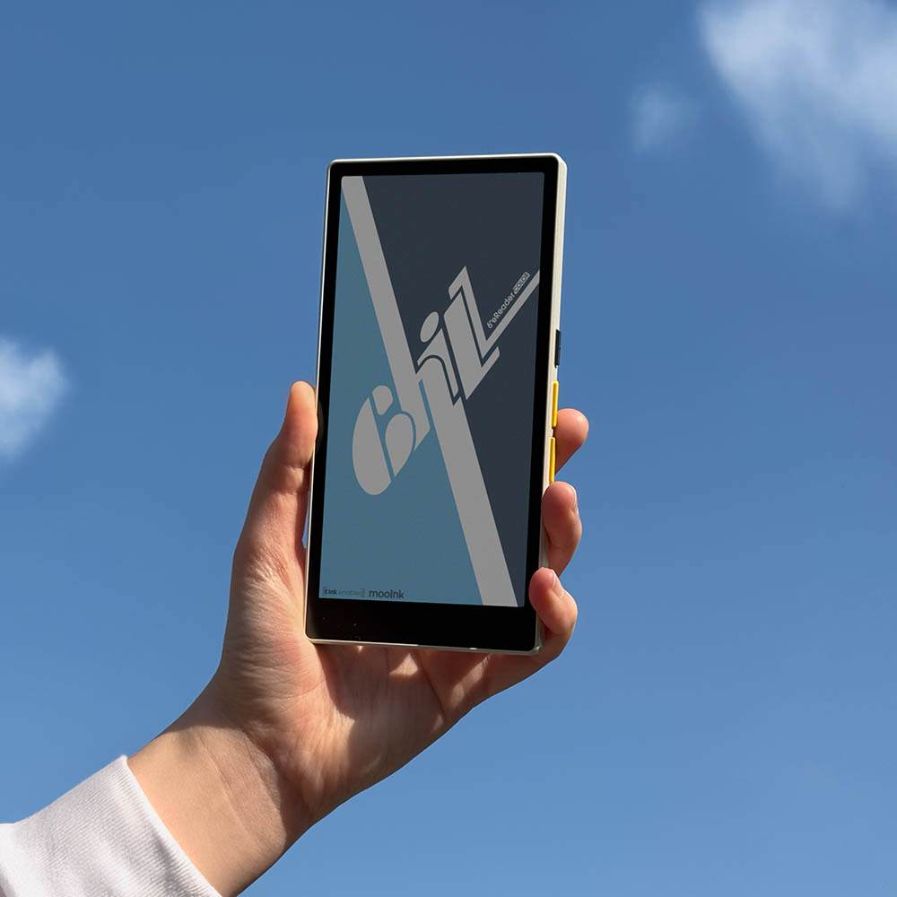 Readmoo 讀墨mooInk Chill 6.13 吋彩色電子書閱讀器- 迷月白