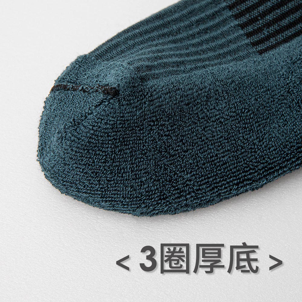 ［L號］多功吸濕排汗科技運動襪-藍色-中筒_4