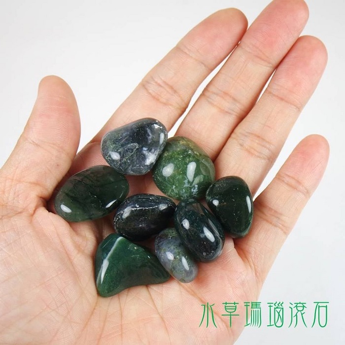 【希少品】文房具　清時代瑪瑙蓮の葉水盂 天然瑪瑙；共箱、共布 BL4-99 摩斯瑪瑙/水草瑪瑙滾石Moss Agate 苔蘚瑪瑙~幸運護身符、適合業務