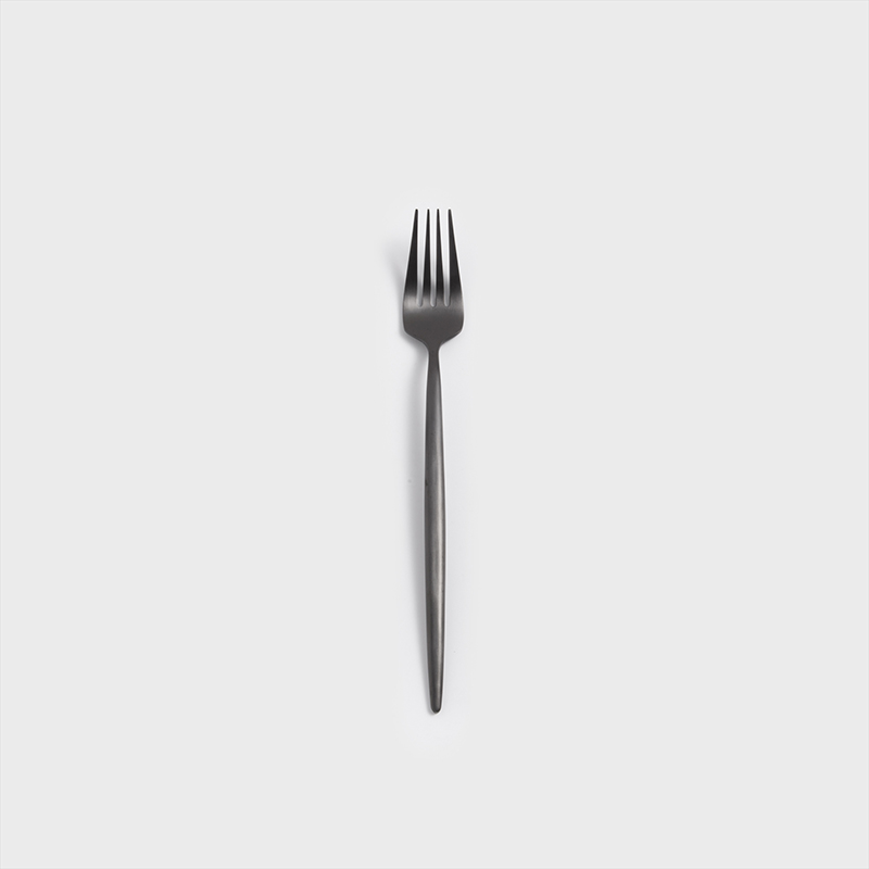 葡式 設計風潮 22.4cm 不銹鋼主餐叉│霧黑│單品_0