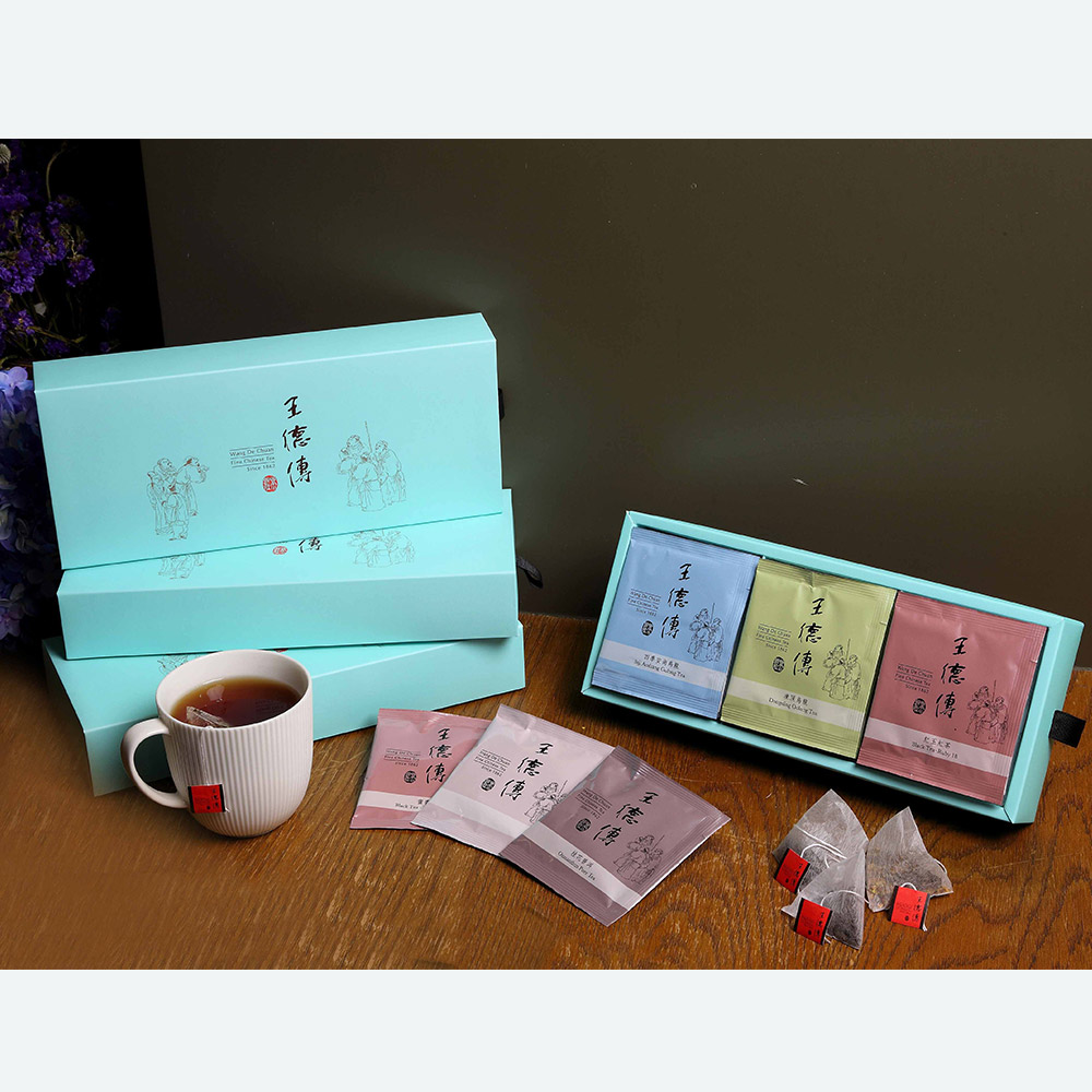 三角立體茶包禮盒 | 臺灣經典名茶組15入-王德傳_2