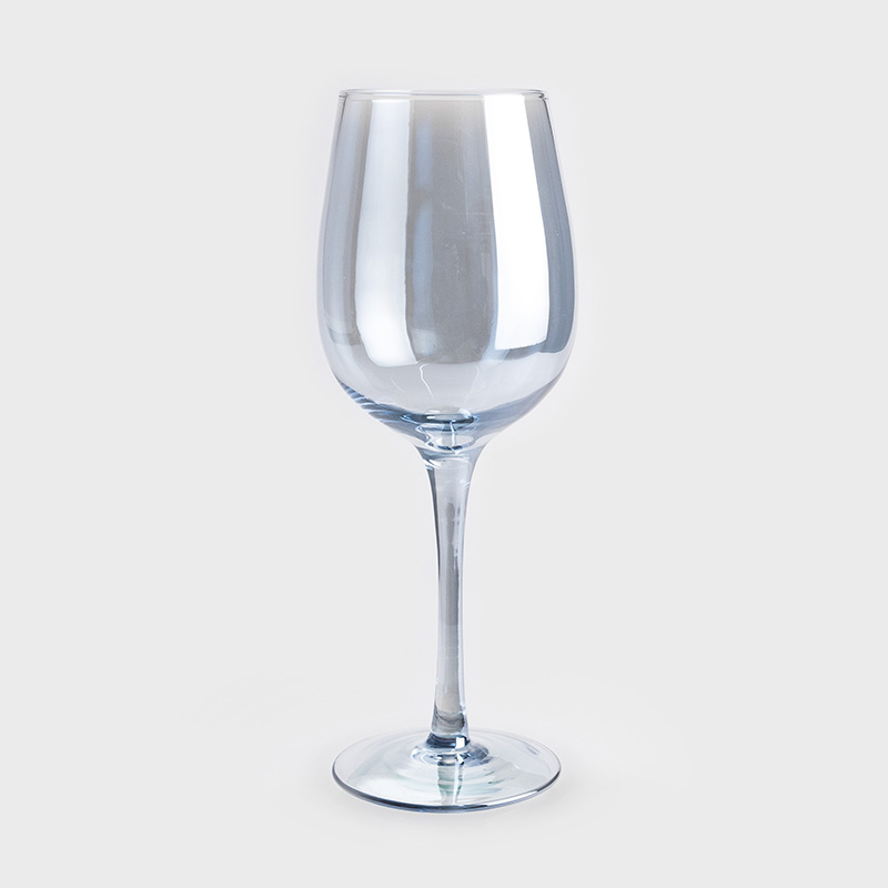 歐式 絢彩珠光 350ml 玻璃高腳杯│沁藍藏雪│單品 WS_0