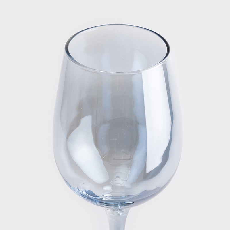 歐式 絢彩珠光 350ml 玻璃高腳杯│沁藍藏雪│單品 WS_1