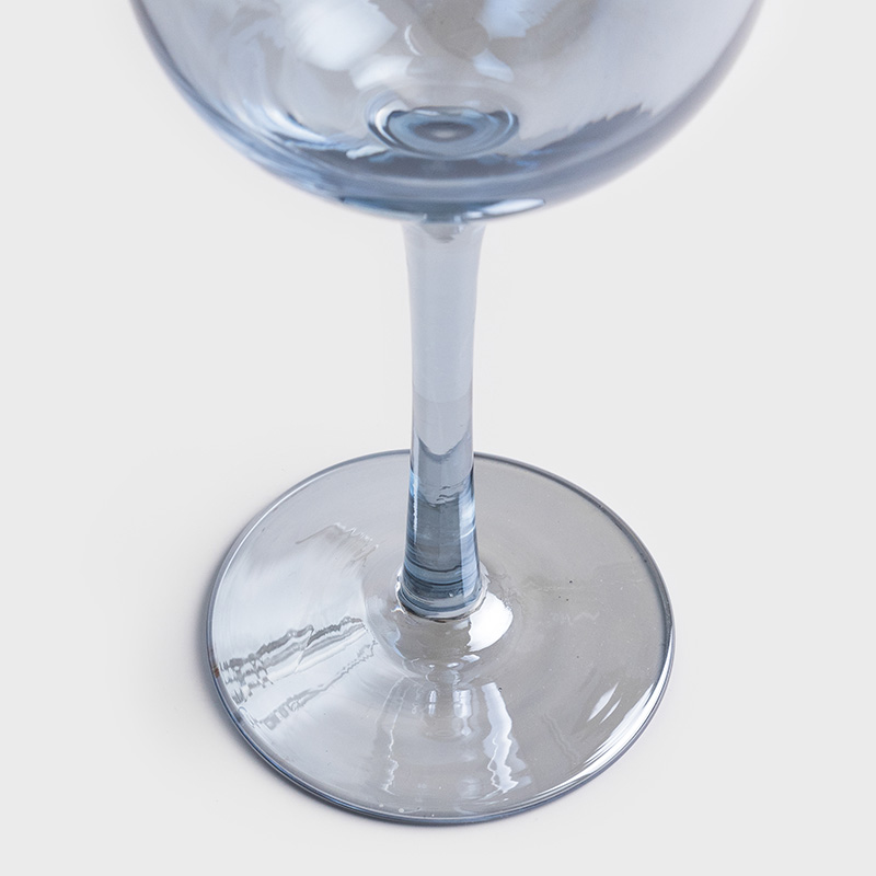 歐式 絢彩珠光 350ml 玻璃高腳杯│沁藍藏雪│單品 WS_2