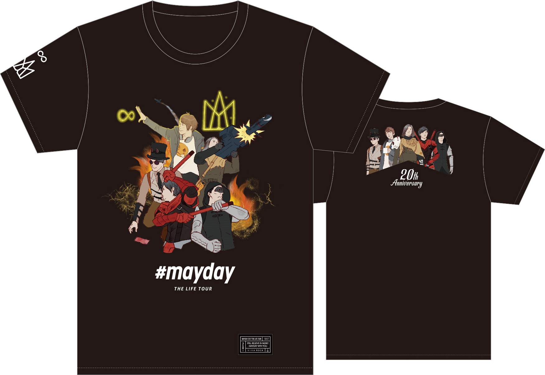 レア新品☆五月天☆人生無限公司[LIFE]黑暗騎士 第五分隊公仔 五月天LIFE] 黑暗騎士第5分隊黑T | 熱銷推薦| 相信音樂線上購物