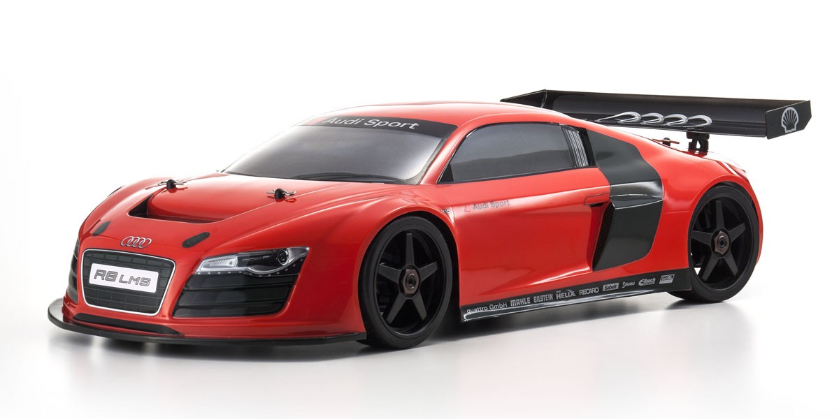 33006 1/8 EP 4WD INFERNO GT2 RACE SPEC Audi R8 LMS Red Readyset w/KT-331P_2
