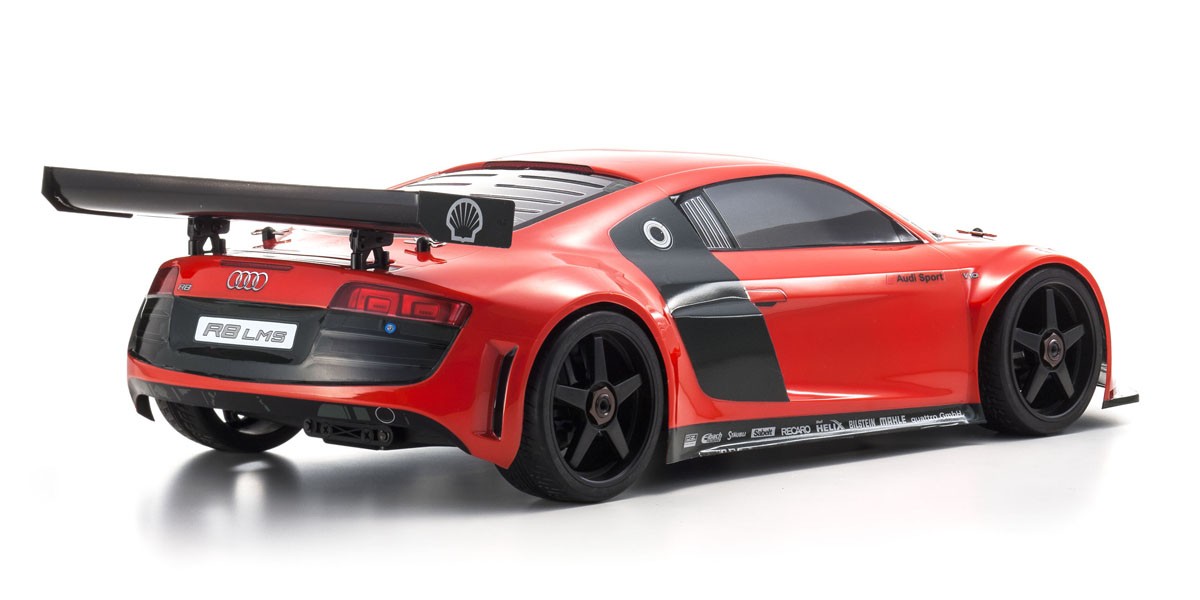 33006 1/8 EP 4WD INFERNO GT2 RACE SPEC Audi R8 LMS Red Readyset w/KT-331P_3
