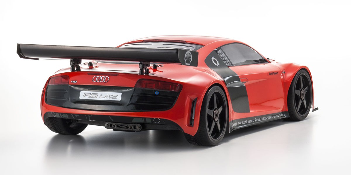 33006 1/8 EP 4WD INFERNO GT2 RACE SPEC Audi R8 LMS Red Readyset w/KT-331P_4